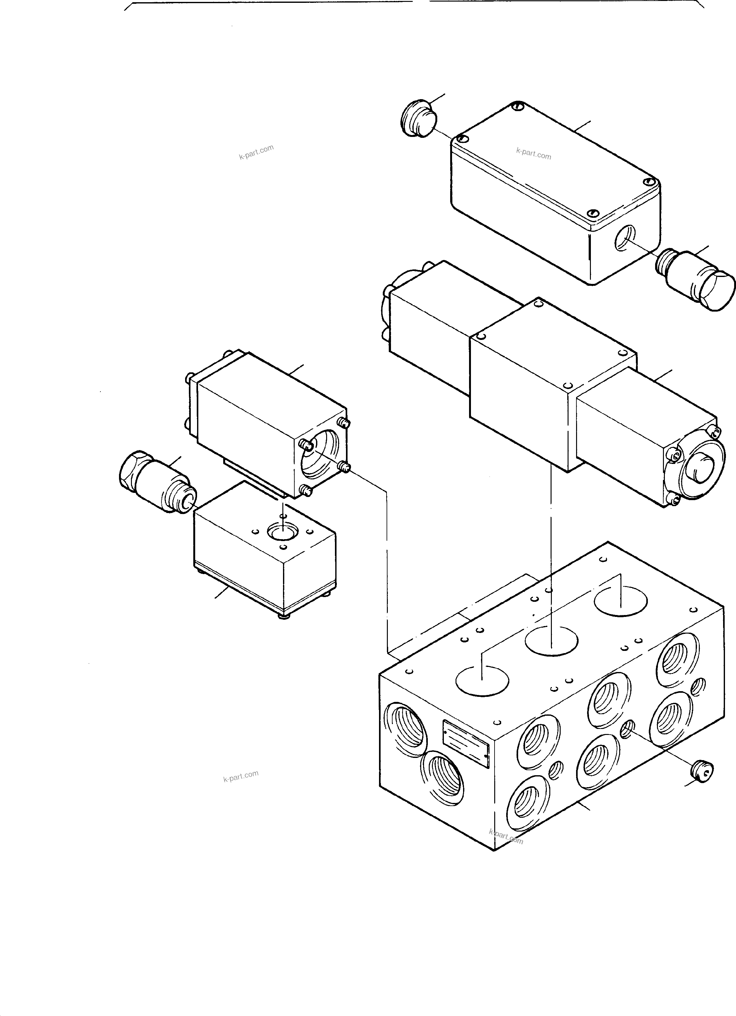 Komatsu parts book diagram for H455S S/N 15005: CONTROL PLATE