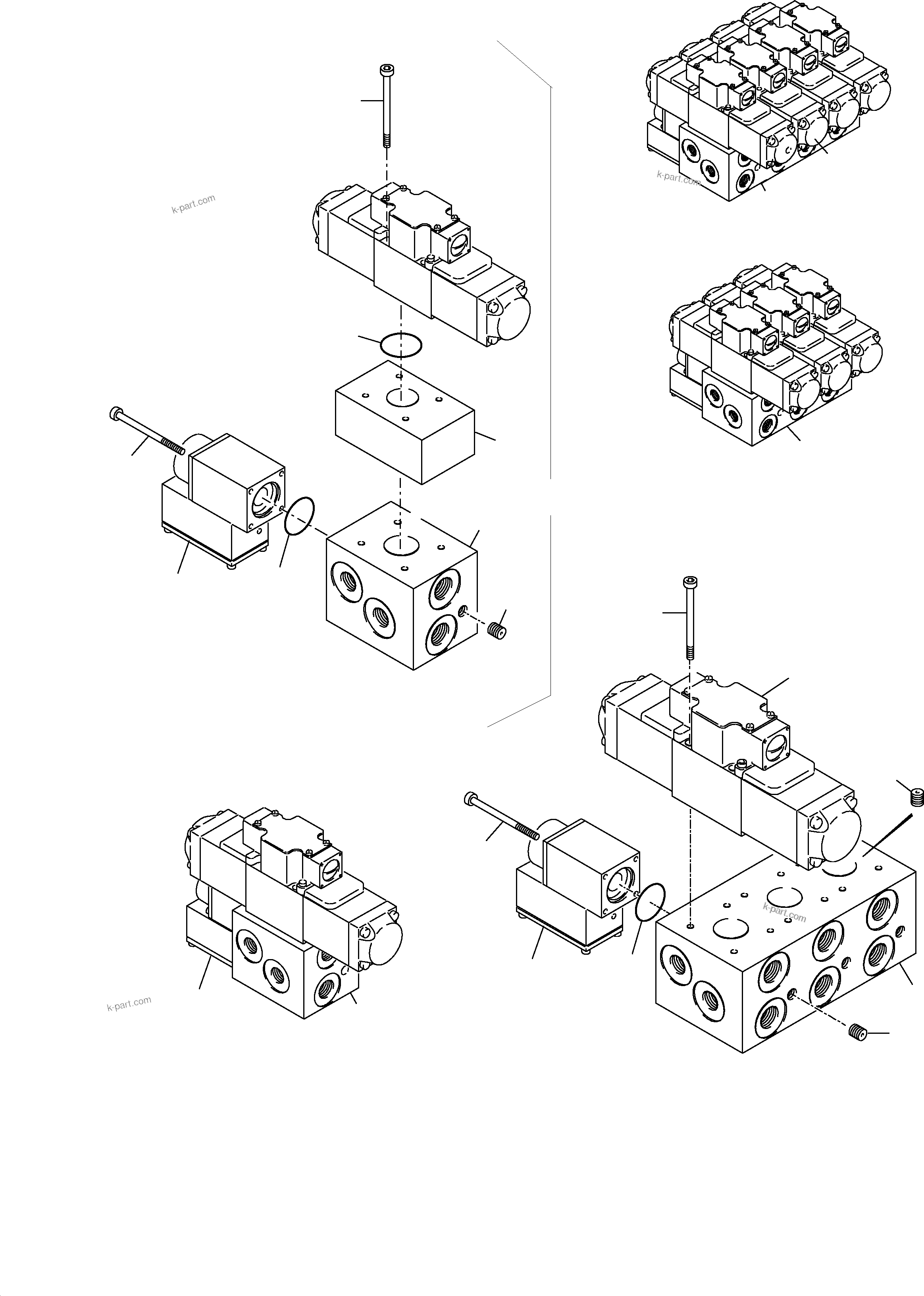 Komatsu parts book diagram for H455S S/N 15005: CONTROL PLATE