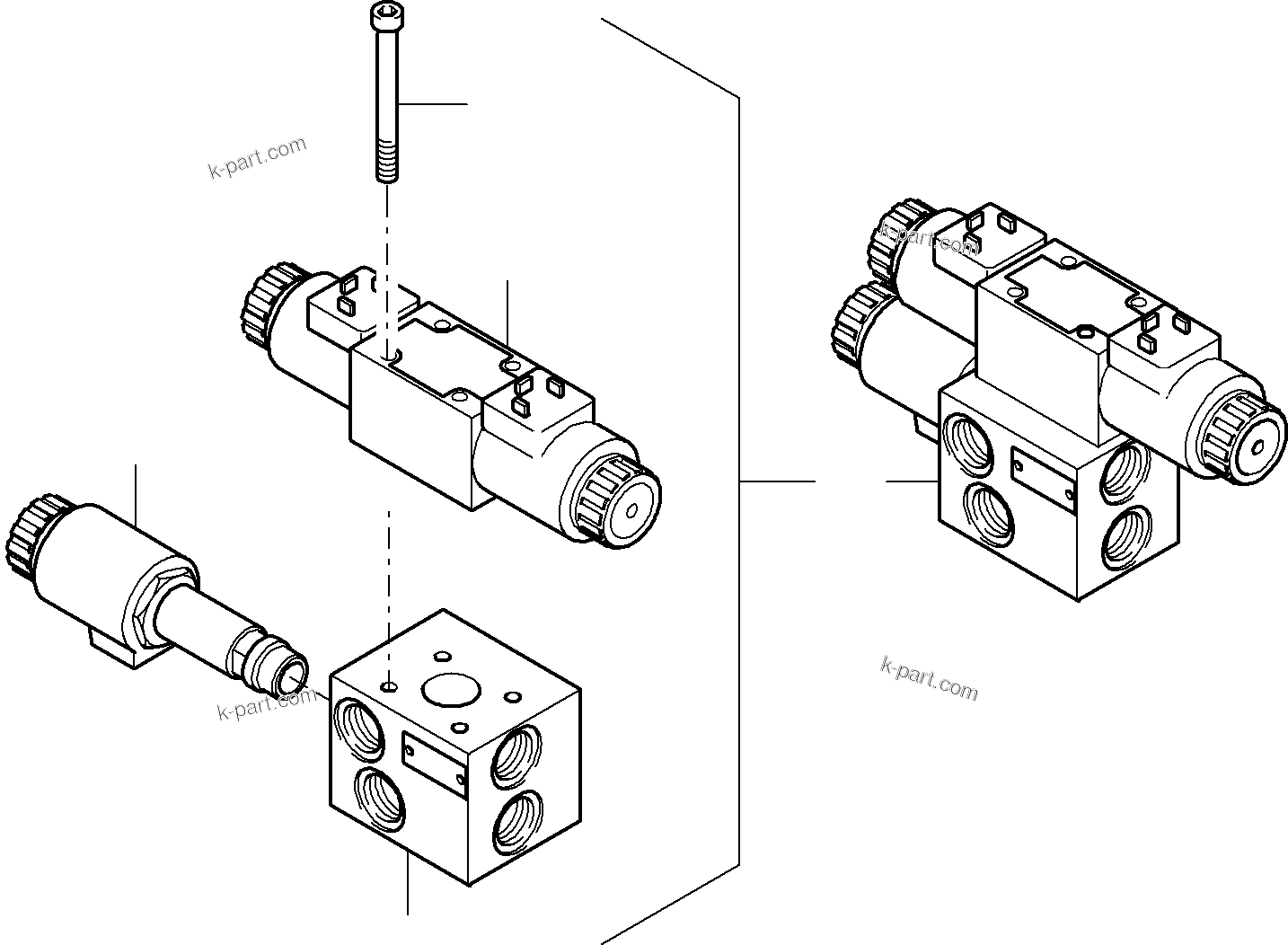 Komatsu parts book diagram for PC5500-6E S/N 15048: CONTROL PLATE