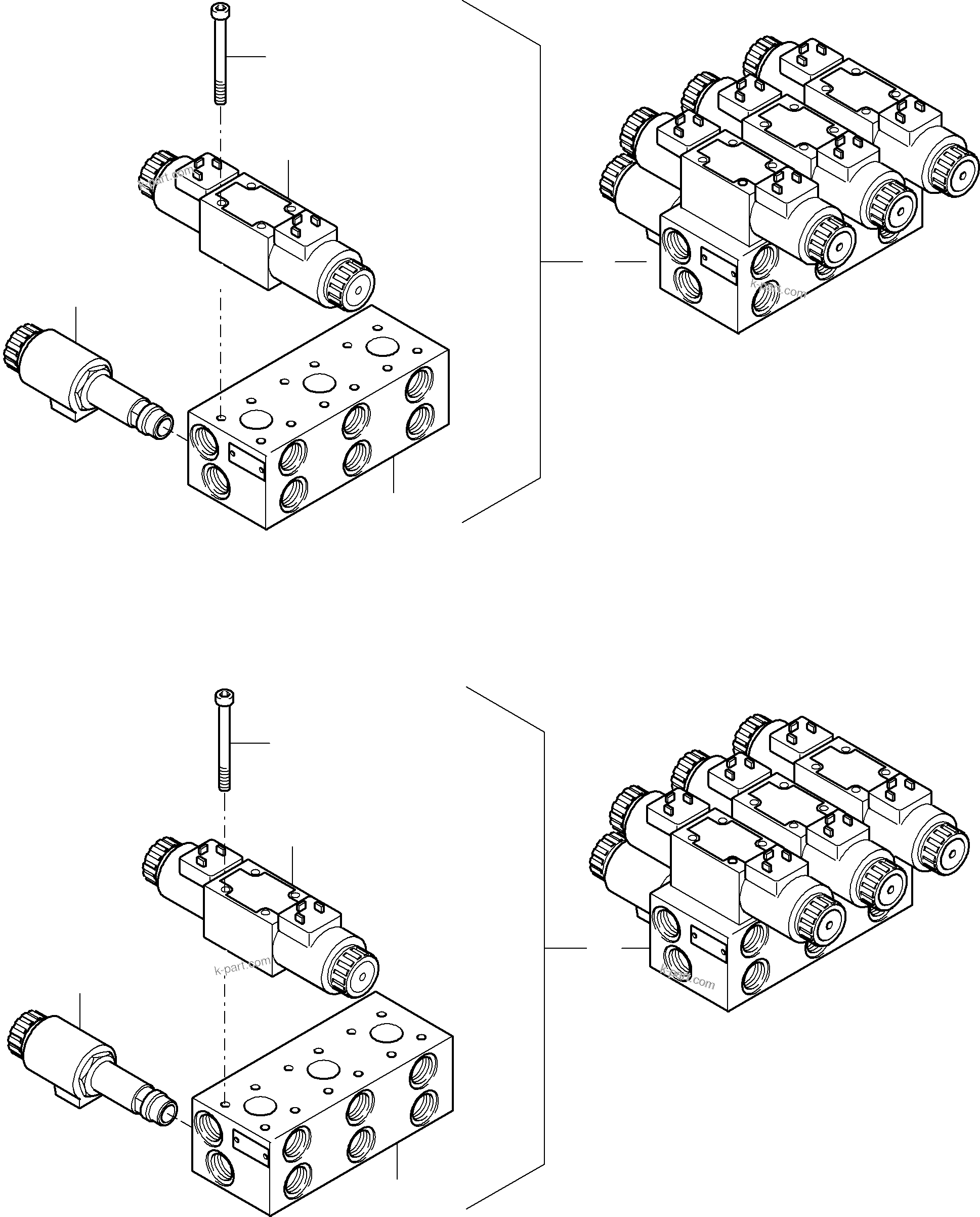 Komatsu parts book diagram for PC5500-6E S/N 15048: CONTROL PLATE
