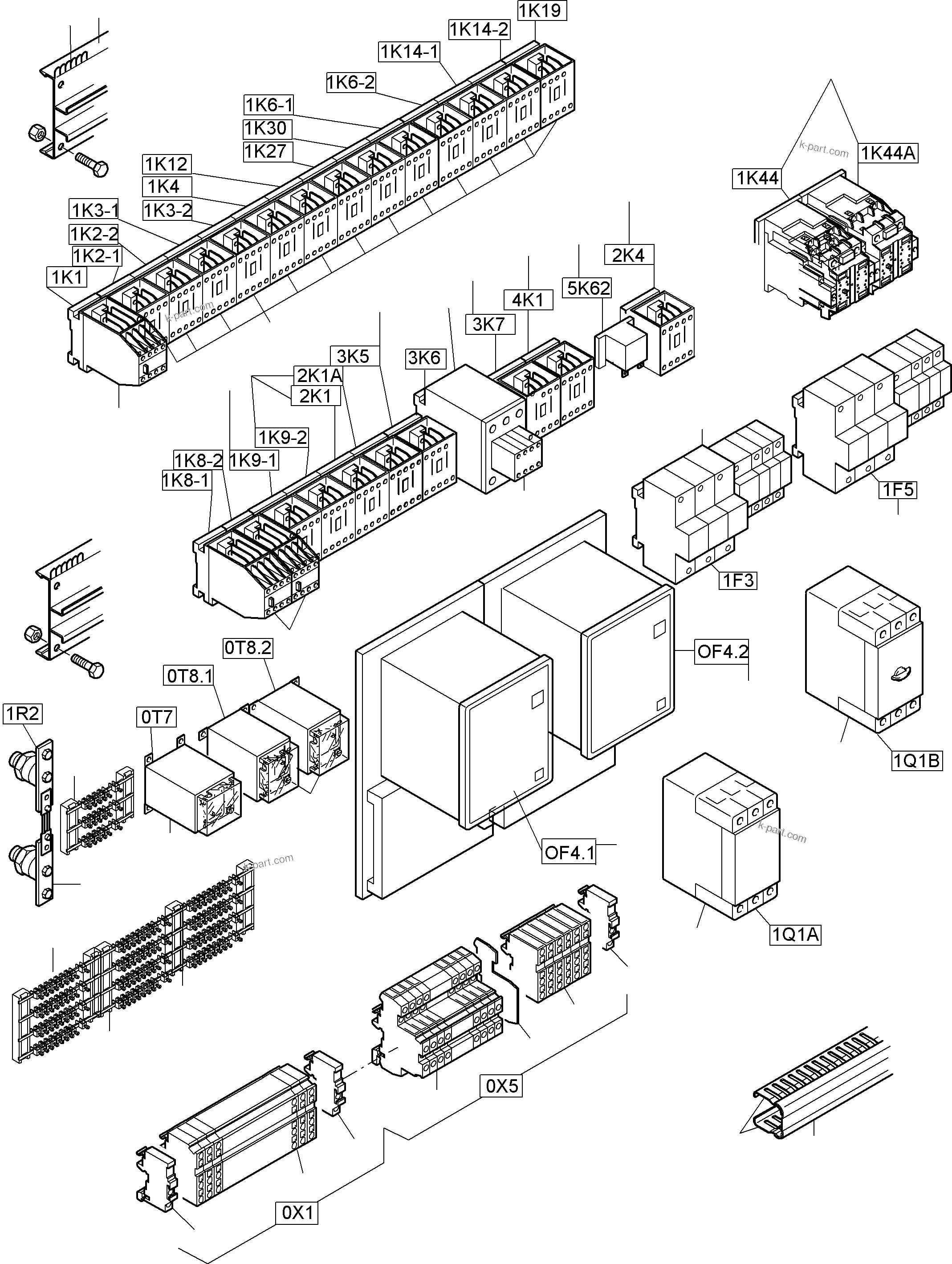 Komatsu parts book diagram for PC5500-6E S/N 15048: MOUNTING PLATE - CAB SUPPORT
