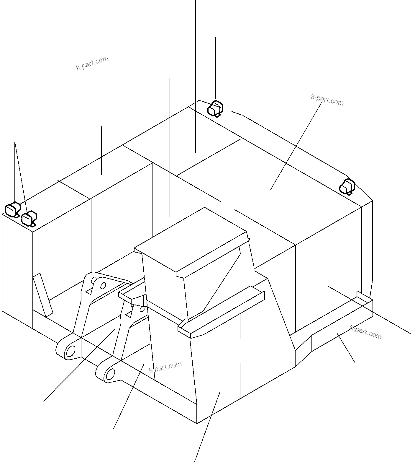Komatsu parts book diagram for PC5500-6E S/N 15048: ELECTRIC EQUIPMENT