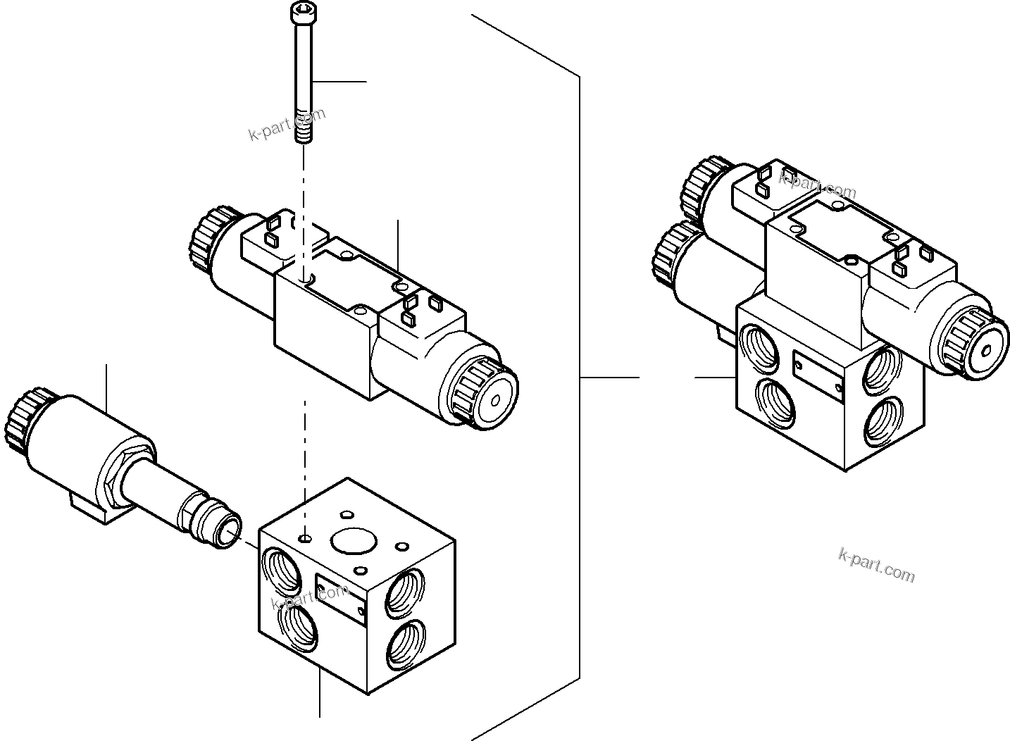 Komatsu parts book diagram for PC5500-6E S/N 15060: CONTROL PLATE