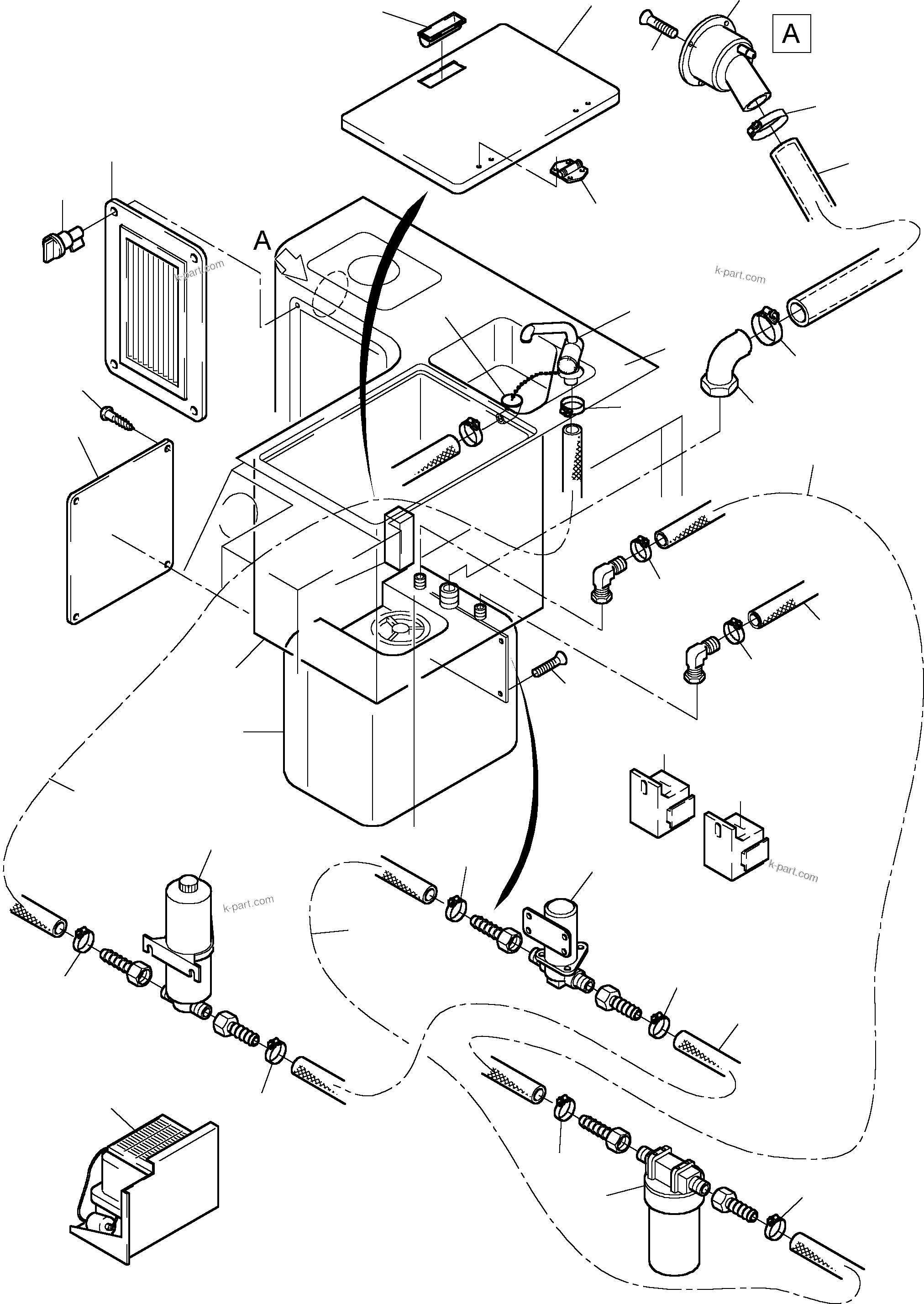 Komatsu parts book diagram for PC5500-6E S/N 15060: OPERATOR'S CAB
