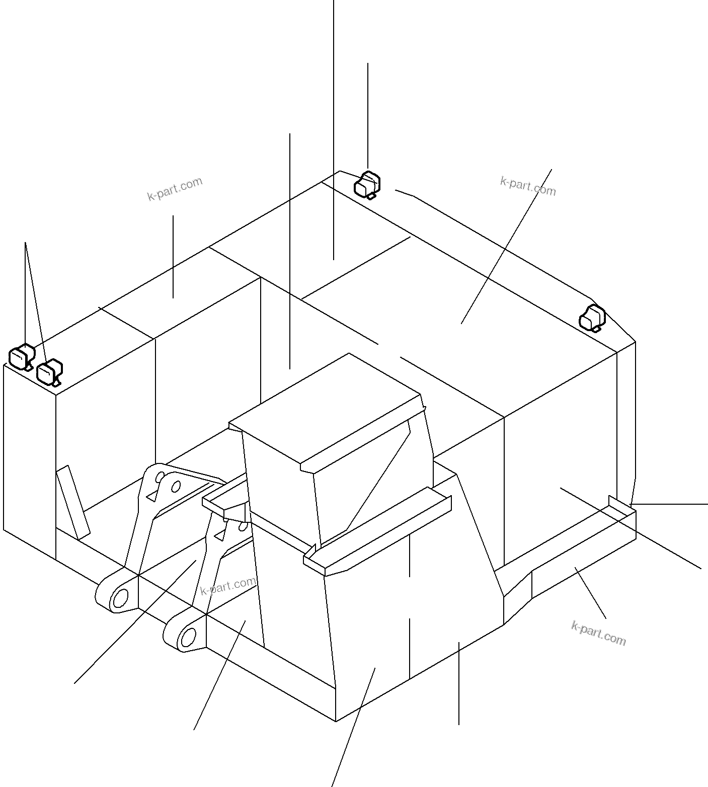 Komatsu parts book diagram for PC5500-6E S/N 15060: ELECTRIC EQUIPMENT