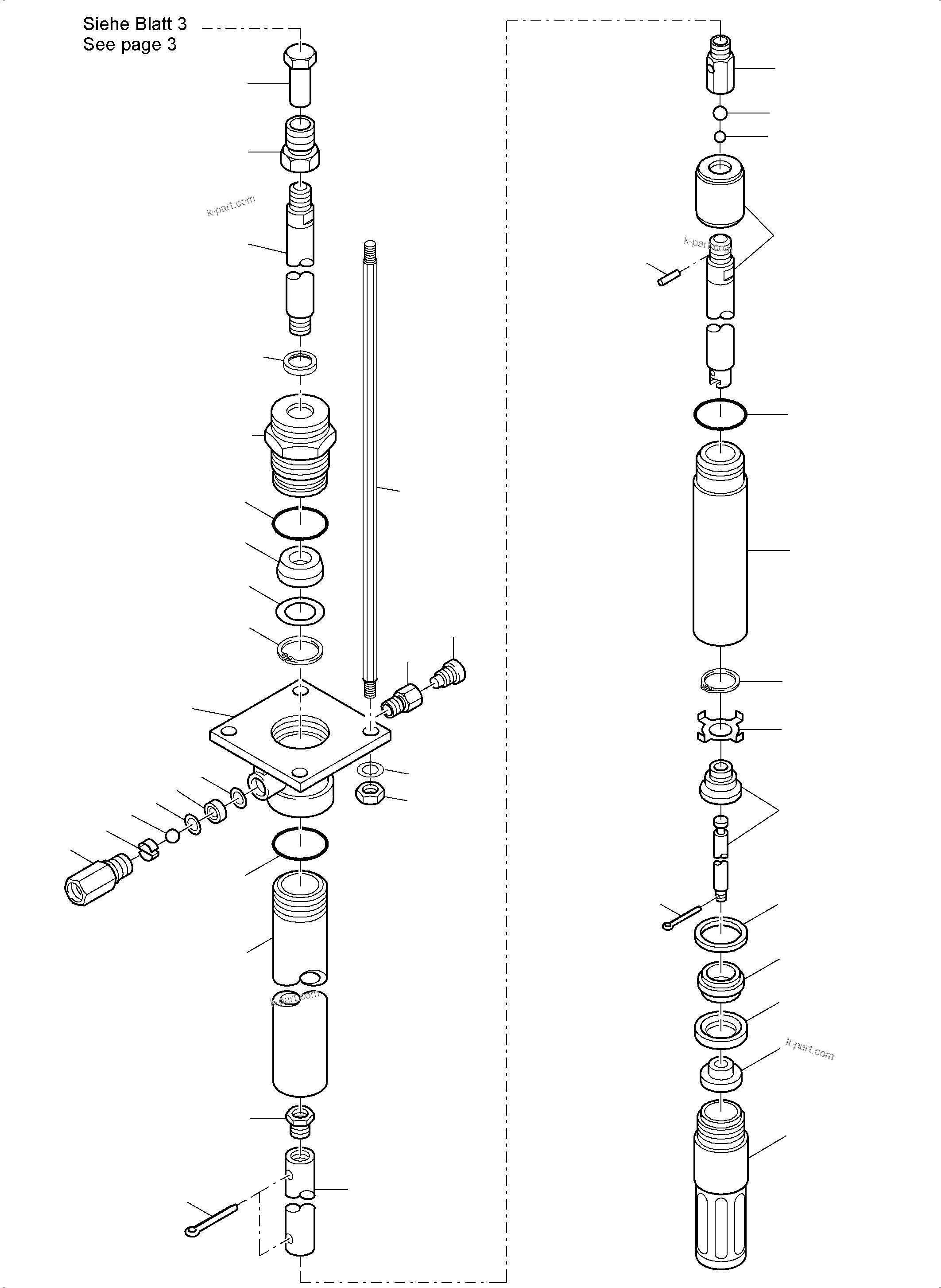 Komatsu parts book diagram for PC5500-6E S/N 15124: LUBE PUMP