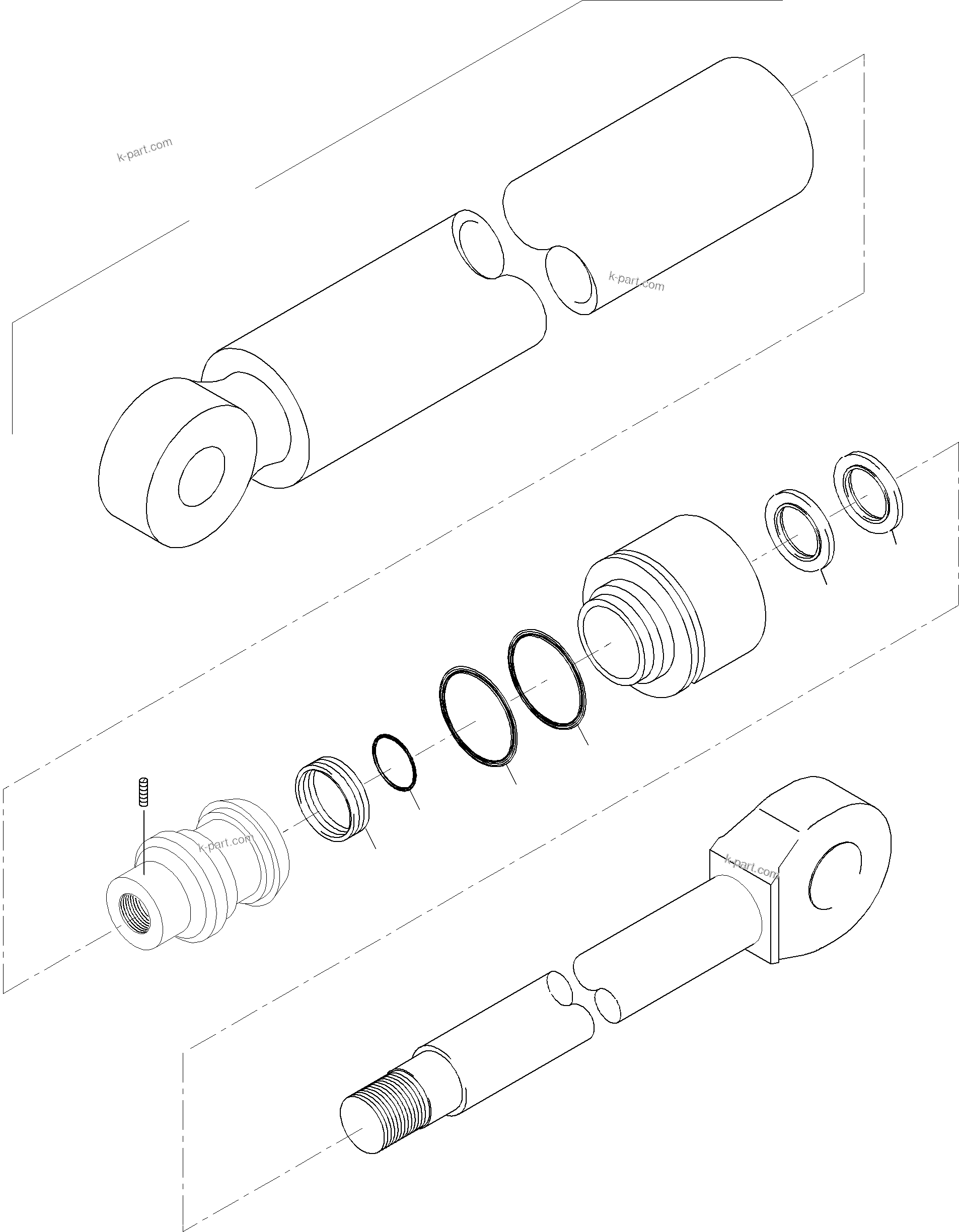 Komatsu parts book diagram for PC3000-6 S/N 46165: OPERATOR'S CAB