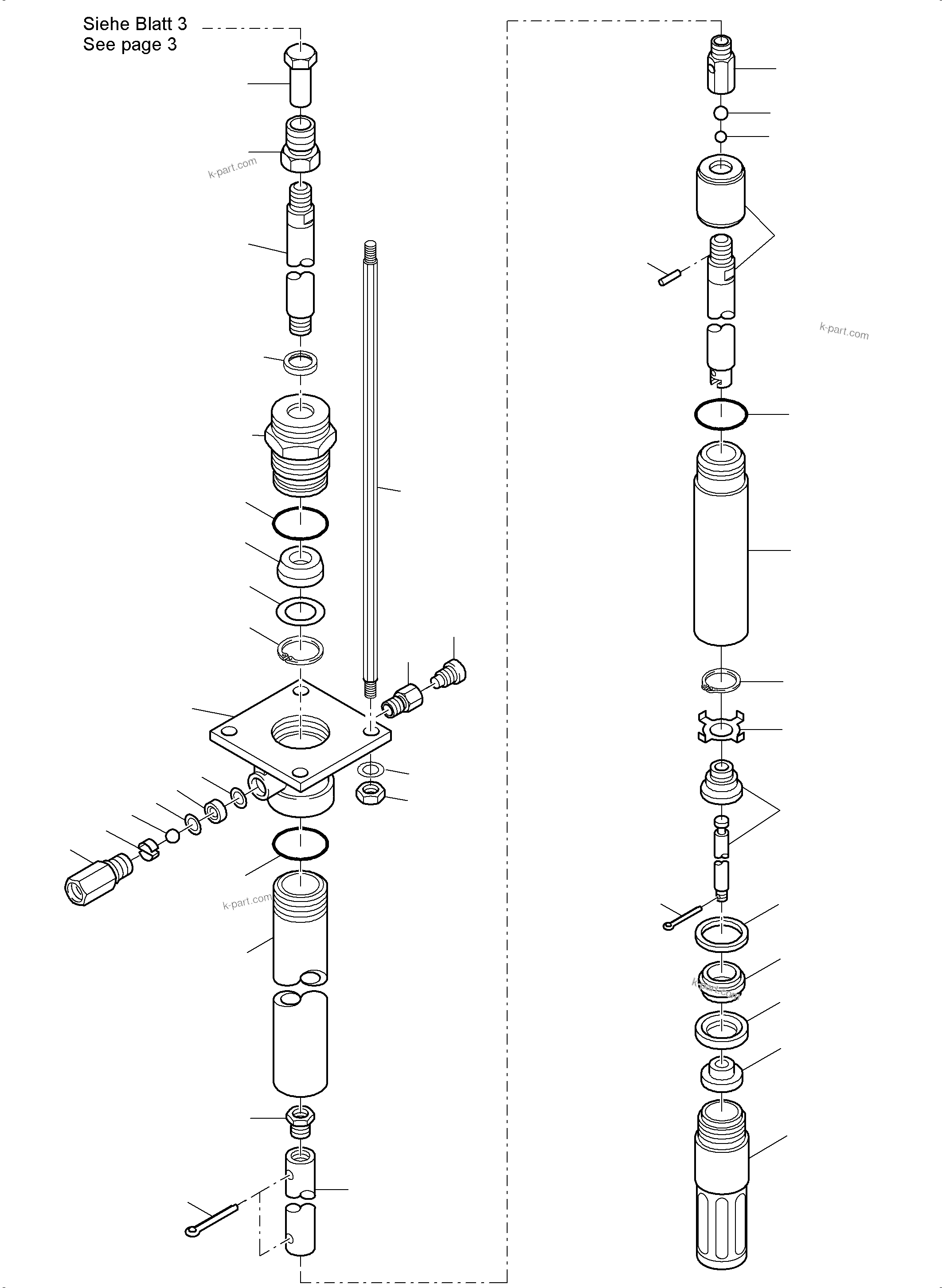 Komatsu parts book diagram for PC3000-6 S/N 46243: LUBE PUMP