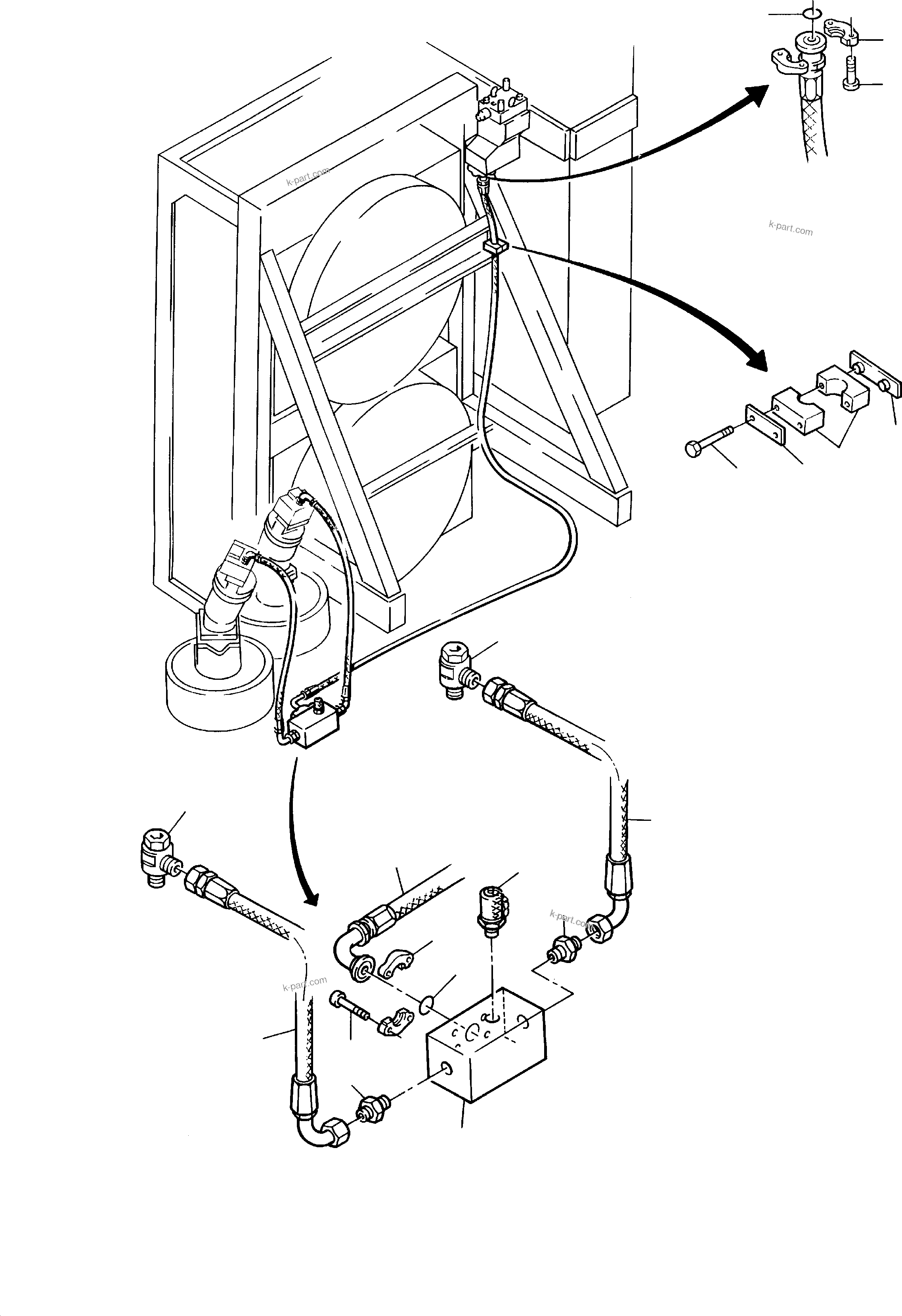 Komatsu parts book diagram for H285S S/N 78129: SLEW GEAR - ANTICAVITATION