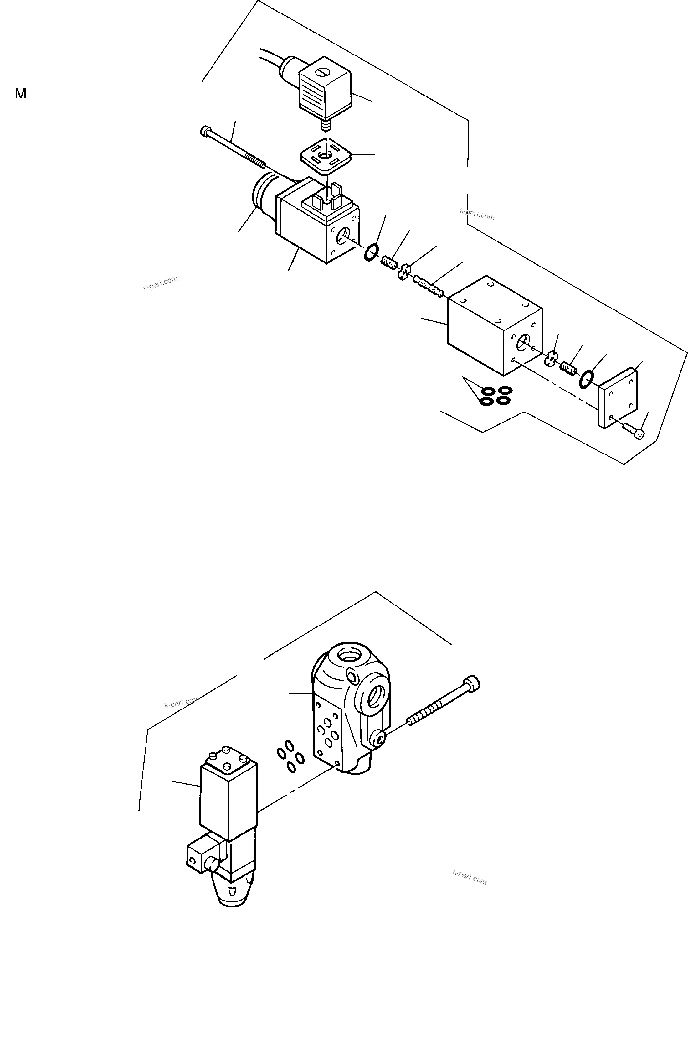 Komatsu parts book diagram for H285S S/N 78129: CONTROL FRAME