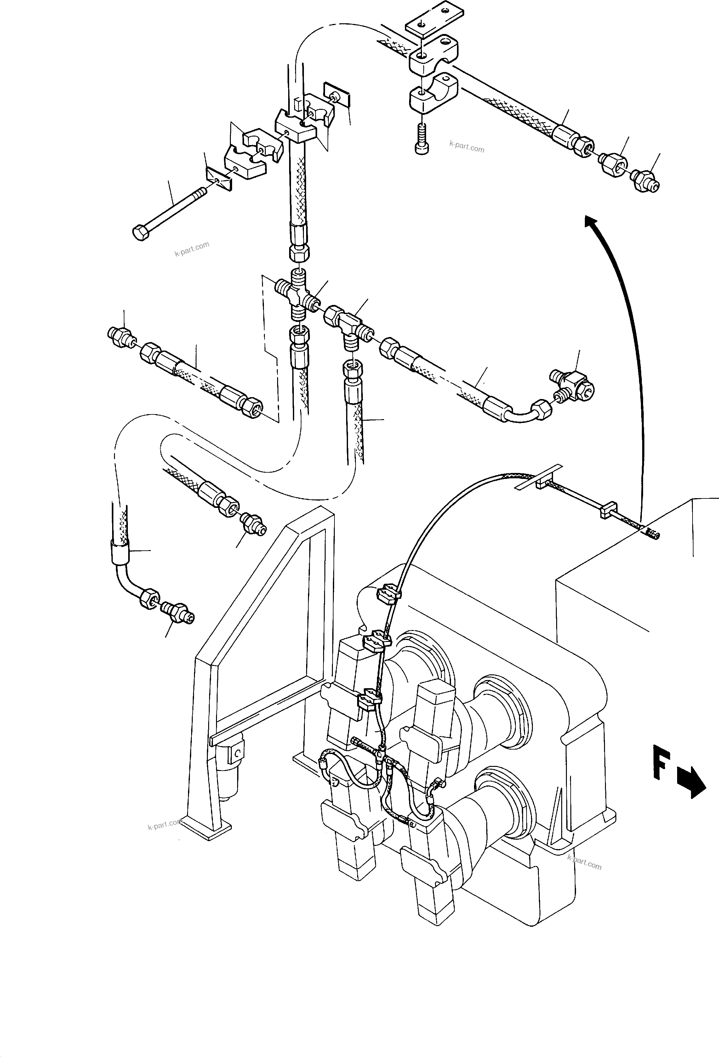 Komatsu parts book diagram for H285S S/N 78129: LOAD-SENSING