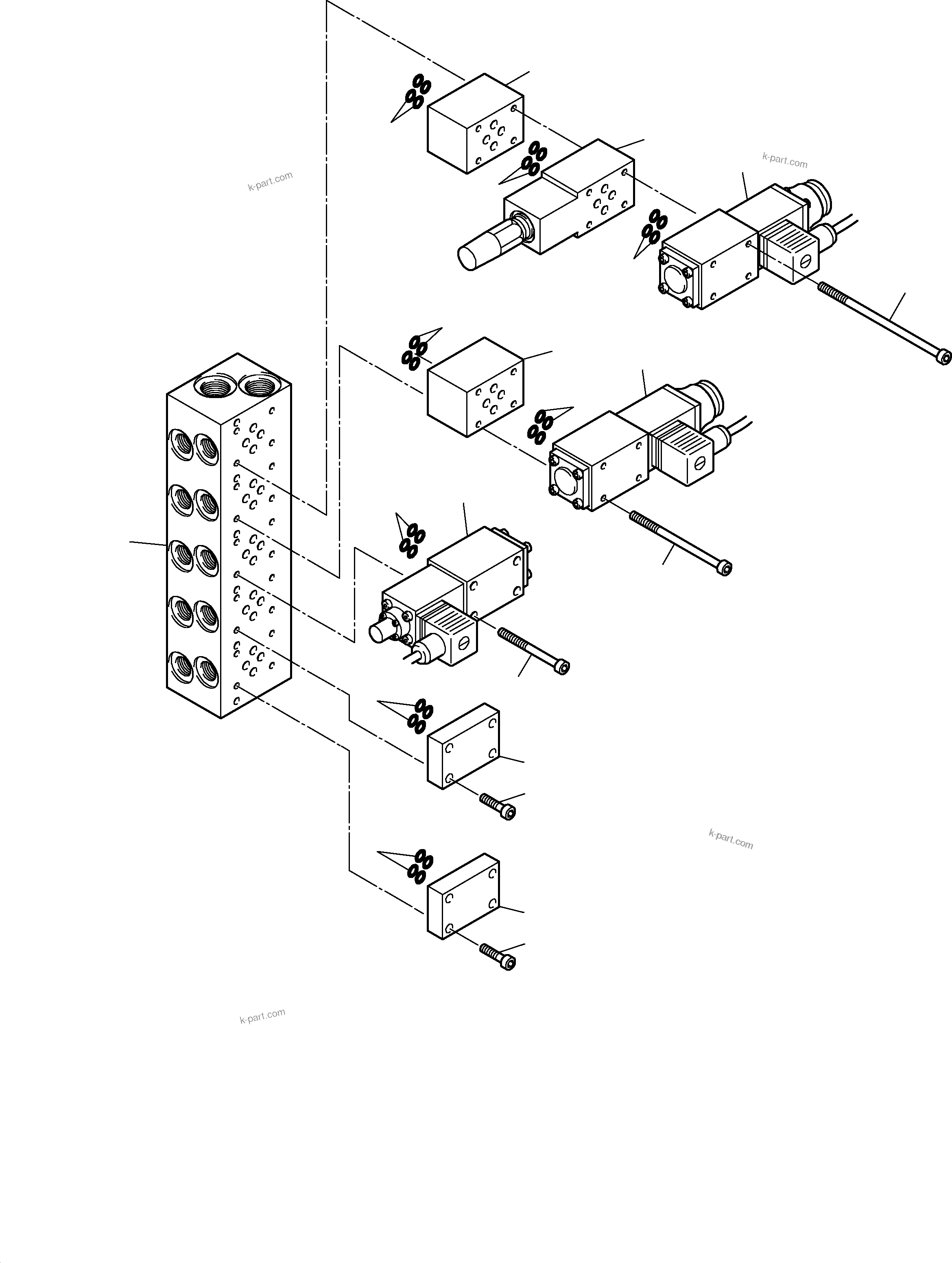 Komatsu parts book diagram for H285S S/N 78129: CONNECTING PLATE
