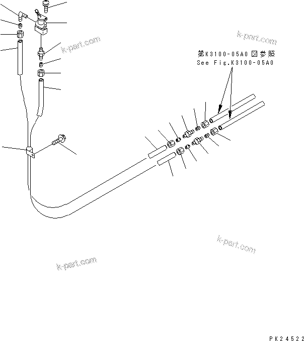 Komatsu parts book diagram for HD255-5 S/N 1001-UP: CONSOLE BOX (2/2)(#1001-1200)