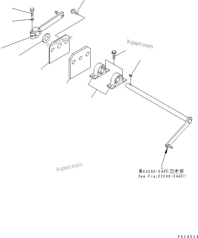 Komatsu parts book diagram for HD255-5 S/N 1001-UP: ENGINE CONTROL (INSIDE CAB)(#1001-1200)