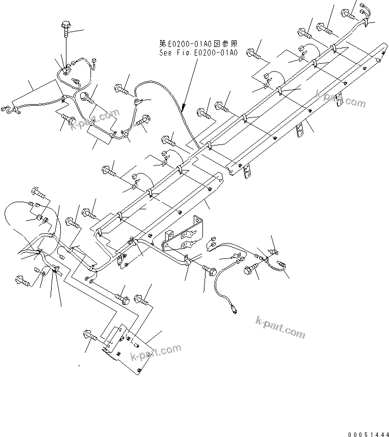 Komatsu parts book diagram for HD465-7R S/N 15001-15351 (W/O EGR): ELECTRICAL SYSTEM (SENSOR AND HARNESS MOUNTING PARTS)(#15001-15024)