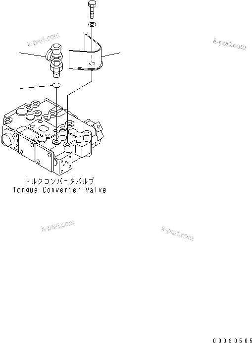 Komatsu parts book diagram for HD465-7R S/N 15001-15351 (W/O EGR): HYDRAULIC PIPING (PM2 SERVICE KIT)(#15110-)