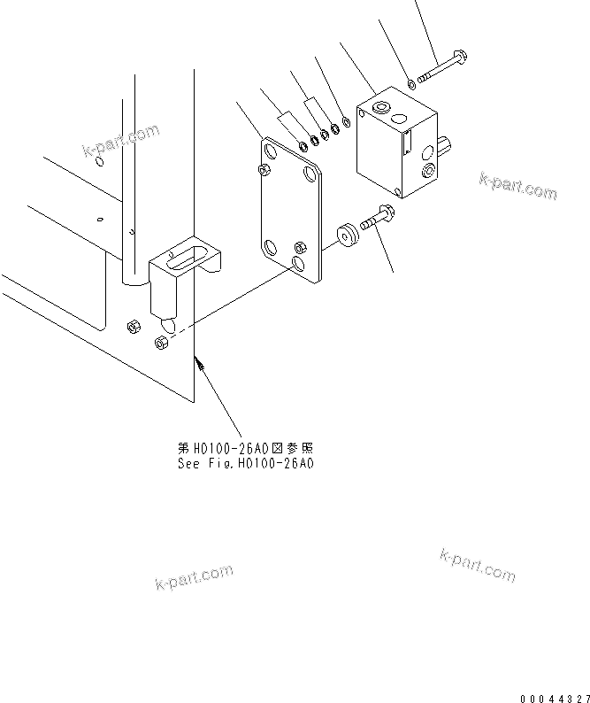 Komatsu parts book diagram for HD465-7R S/N 15001-15351 (W/O EGR): ACCUMULATOR PIPING (CHARGE VALVE AND RELATED PARTS)(#15001-15024)