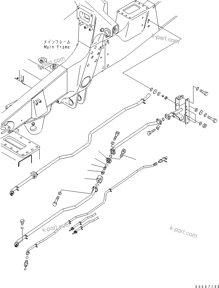 Komatsu parts book diagram for HD465-7R S/N 15001-15351 (W/O EGR): HYDRAULIC TANK (CHECK VALVE)(#15025-)