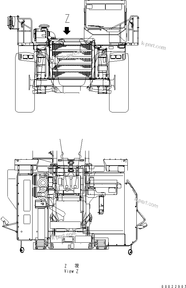 Komatsu parts book diagram for HD465-7R S/N 15001-15351 (W/O EGR): BATTERY CAUTION PLATES (SPANISH)(#15001-)