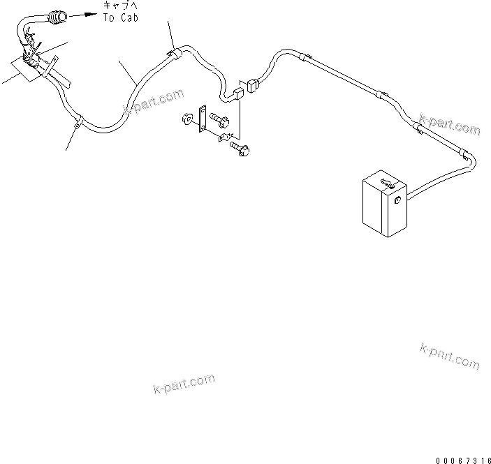 Komatsu parts book diagram for HD465-7R S/N 15001-15351 (W/O EGR): VEHICLE HEALTH MONITORING SYSTEM (ELECTRICAL WIRING ? 2/2)(#15025-)