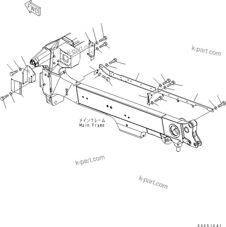 Komatsu parts book diagram for HD785-7 S/N 7001-8172: ELECTRICAL SYSTEM (BRACKET CLAMP)(#7169-)