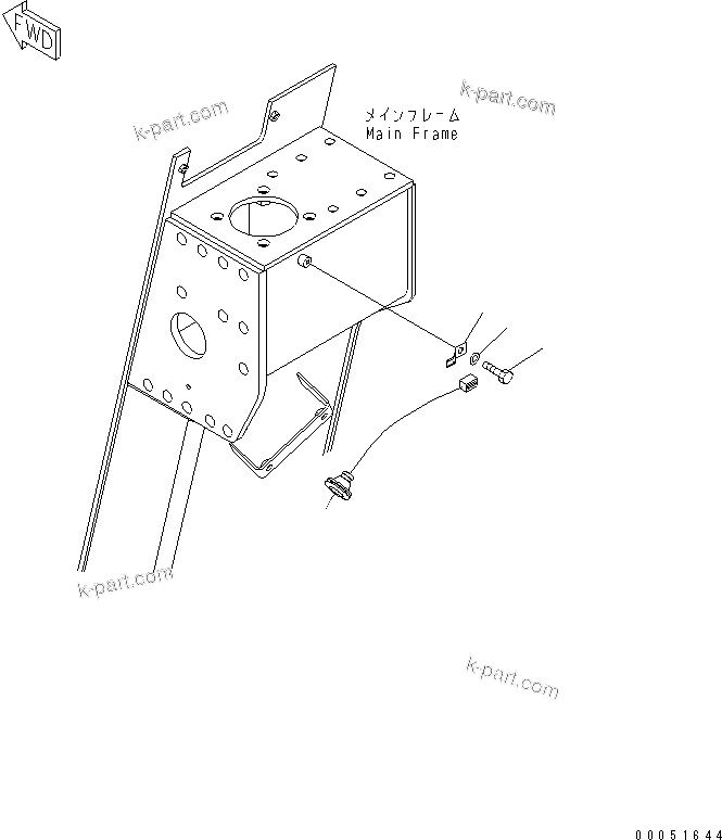 Komatsu parts book diagram for HD785-7 S/N 7001-8172: ELECTRICAL SYSTEM (CLIP ? R.H.)(#7169-)