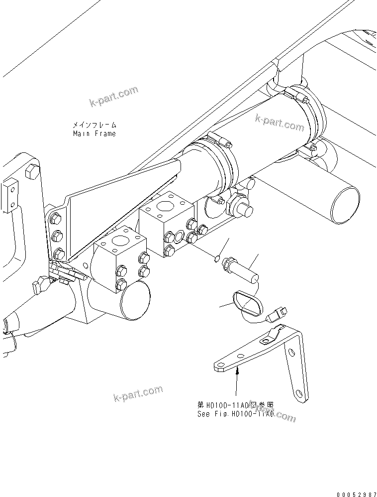 Komatsu parts book diagram for HD785-7 S/N 7001-8172: EMERGENCY STEERING FLOW SWITCH(#7001-)