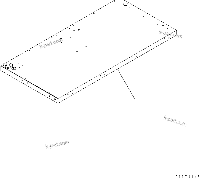 Komatsu parts book diagram for HD785-7 S/N 7001-8172: PLATFORM SUB ASS'Y (R.H.) (PLATFORM) (BATTERY ISOLATOR ? AUTO GREASE AND BEACON LAMP)(#7169-)