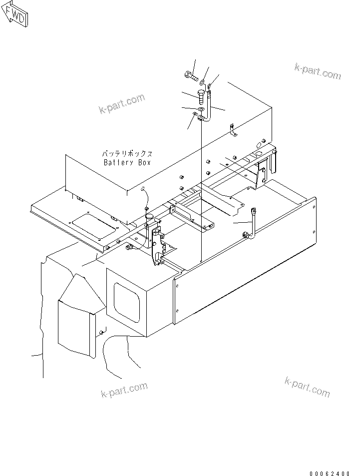 Komatsu parts book diagram for HD785-7 S/N 7001-8172: FIRE PROTECTION (BRAKE LINE)(#7169-)
