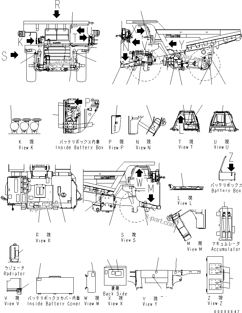 Komatsu parts book diagram for HD785-7 S/N 7001-8172: NAME PLATE UNIT (2/2) (TURKISH) (EU SAFETY REGULATION)(#8192-)