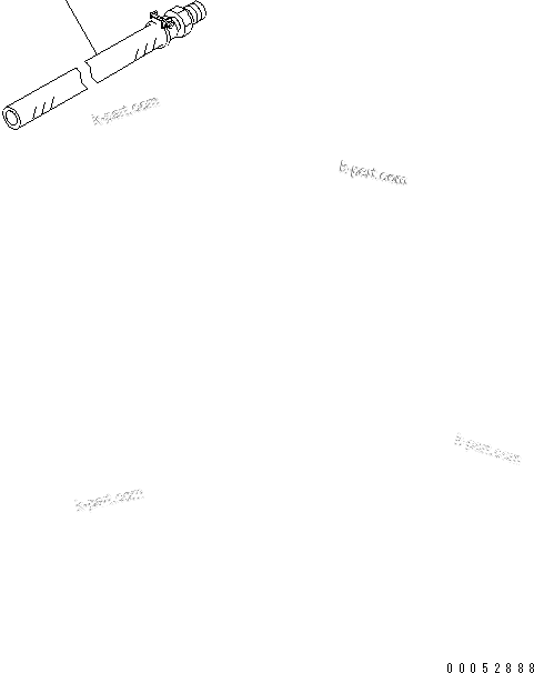 Komatsu parts book diagram for HD785-7 S/N 7001-8172: GENERAL TOOL UNIT (HOSE)(#7001-)