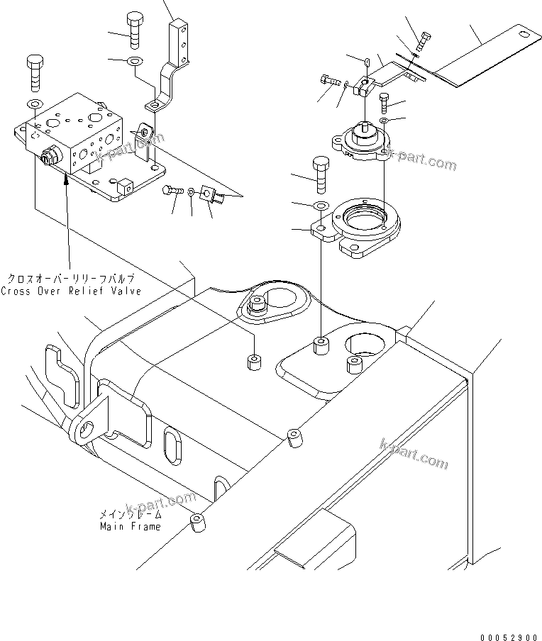 Komatsu parts book diagram for HD785-7 S/N 7001-8172: ABS/ASR CHASSIS (STEERING SENSOR)(#7169-)