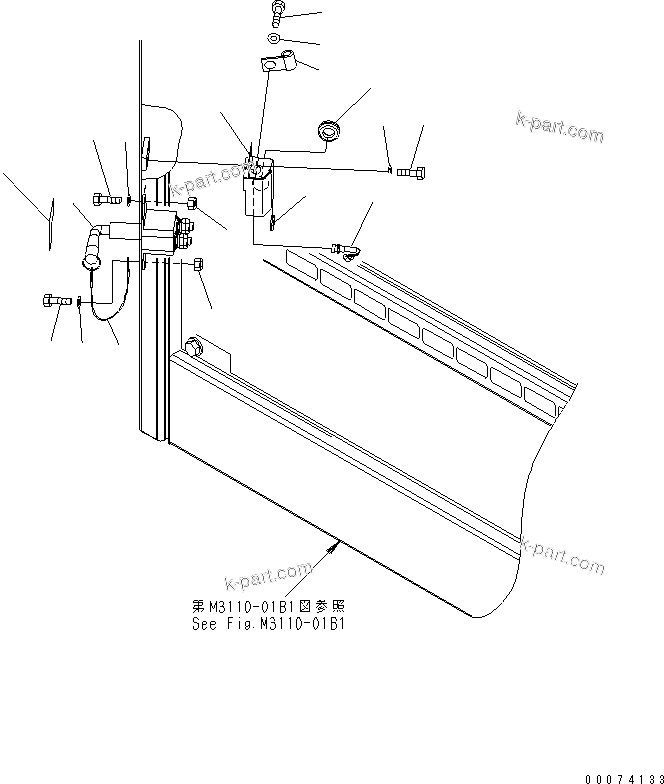 Komatsu parts book diagram for HD785-7 S/N 7001-8172: BATTERY ISOLATOR SWITCH (LEVER AND LAMP)(#7169-)