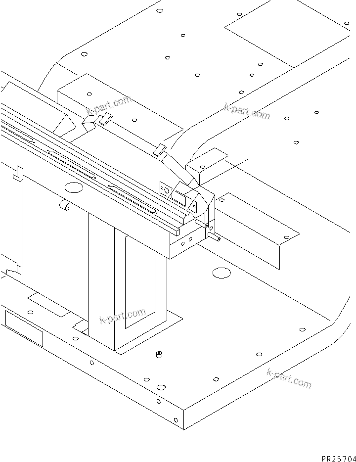 Komatsu parts book diagram for HD985-5 S/N 1021-UP: FLOOR (SWITCH PANEL) (HAZARD LAMP SWITCH + 1 SWITCH)