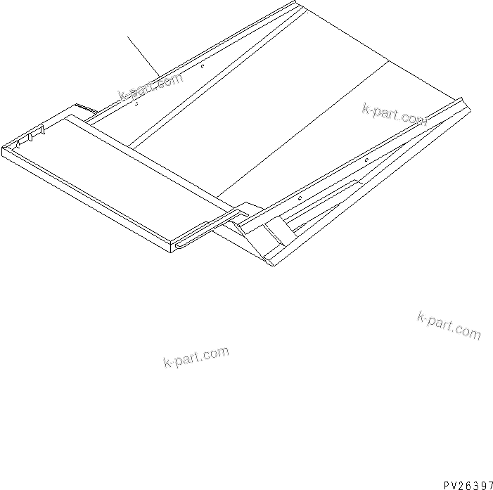 Komatsu parts book diagram for HD985-5 S/N 1021-UP: BODY