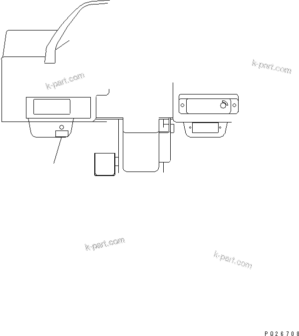 Komatsu parts book diagram for HD985-5 S/N 1021-UP: PLATES (MANUAL LUB. SWITCH) (JAPANESE)