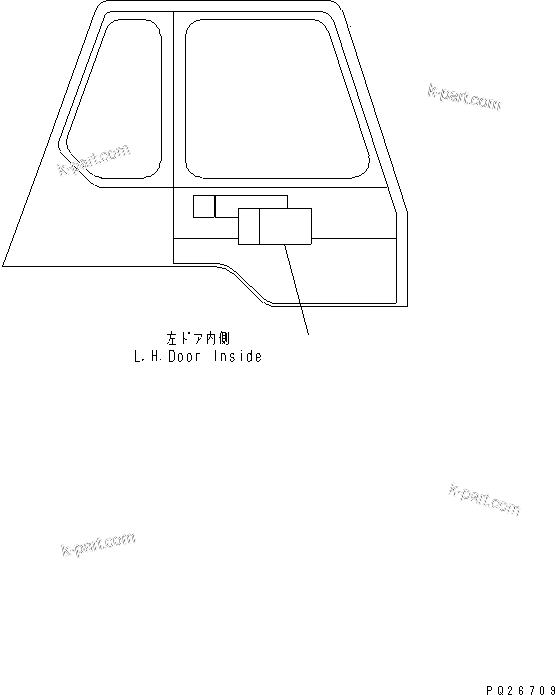 Komatsu parts book diagram for HD985-5 S/N 1021-UP: PLATES (PAYROAD METER) (JAPANESE)