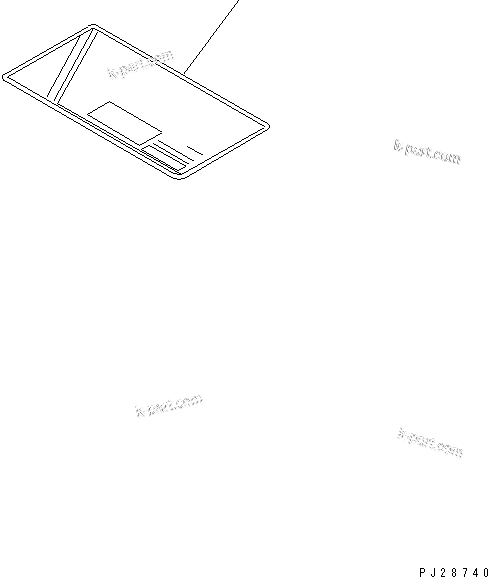 Komatsu parts book diagram for HD985-5 S/N 1021-UP: MAMORY CARD (PLM)