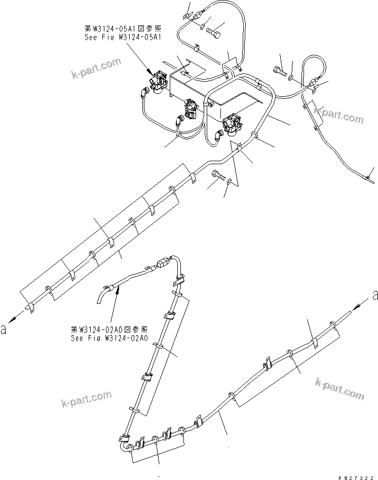 Komatsu parts book diagram for HD985-5 S/N 1021-UP: ABS CHASSIS (3/5)