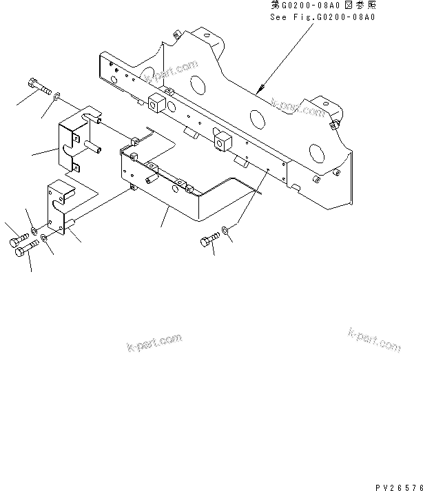 Komatsu parts book diagram for HD985-5 S/N 1021-UP: AUTO RETARDER