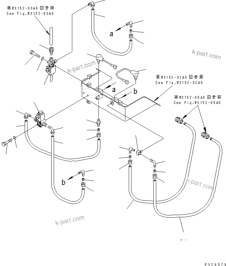Komatsu parts book diagram for HD985-5 S/N 1021-UP: AUTO RETARDER