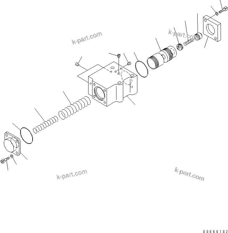 Komatsu parts book diagram for HM300-1 S/N 1001-UP: HYDRAULIC PIPING (RELIEF VALVE) (COLD SPEC.)(#1626-)