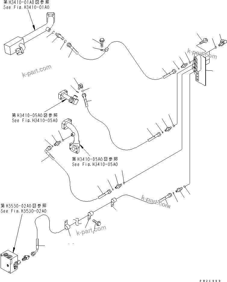 Komatsu parts book diagram for HM300-1 S/N 1001-UP: OIL PRESSURE GAUGE