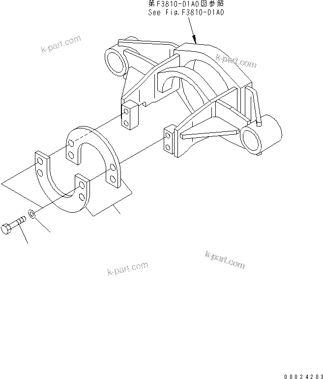 Komatsu parts book diagram for HM300-1 S/N 1001-UP: FRONT DRIVE SHAFT GUARD AND BREATHER PIPING(#1148-)