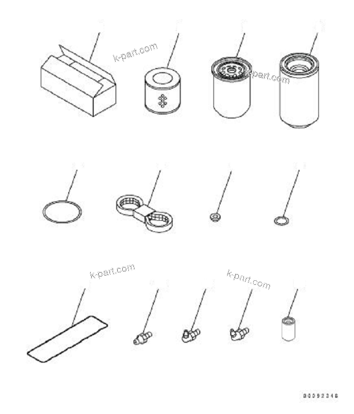 Komatsu parts book diagram for PC70-8 S/N DBBT0001~-up: SPARE PARTS