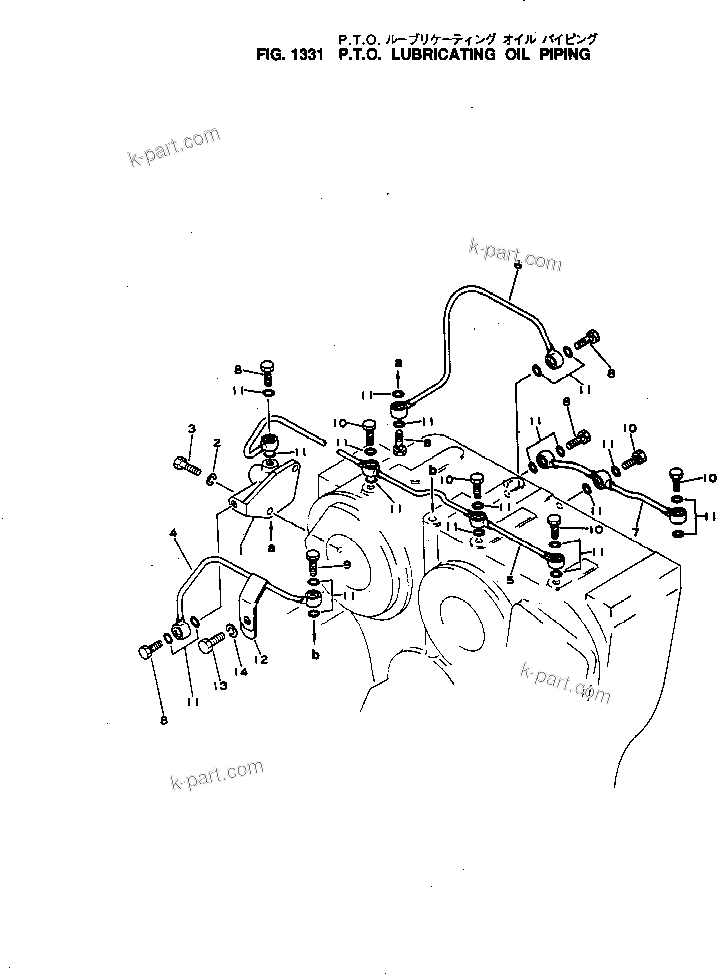 Komatsu parts book diagram for NH-220-CI-2F S/N 100101-UP: 