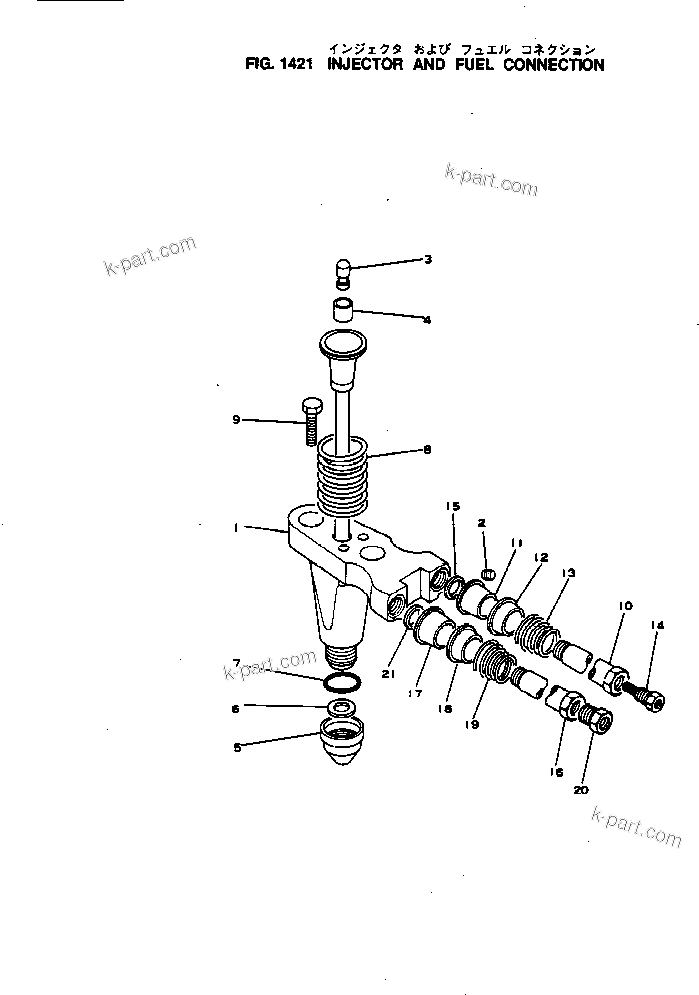 Komatsu parts book diagram for NH-220-CI-2F S/N 100101-UP: 
