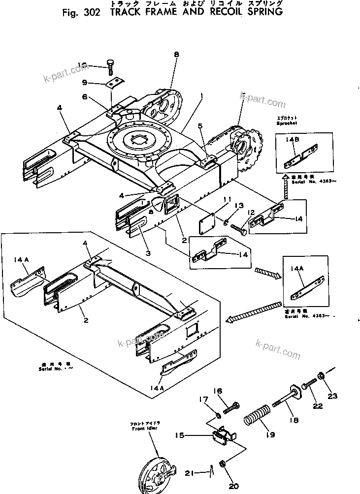 Komatsu parts book diagram for PC02-1 S/N 1003-UP: ДЧЇё МЪ-С  ?ЦЛЮ ШєІЩ ЅМЯШЭёЮ