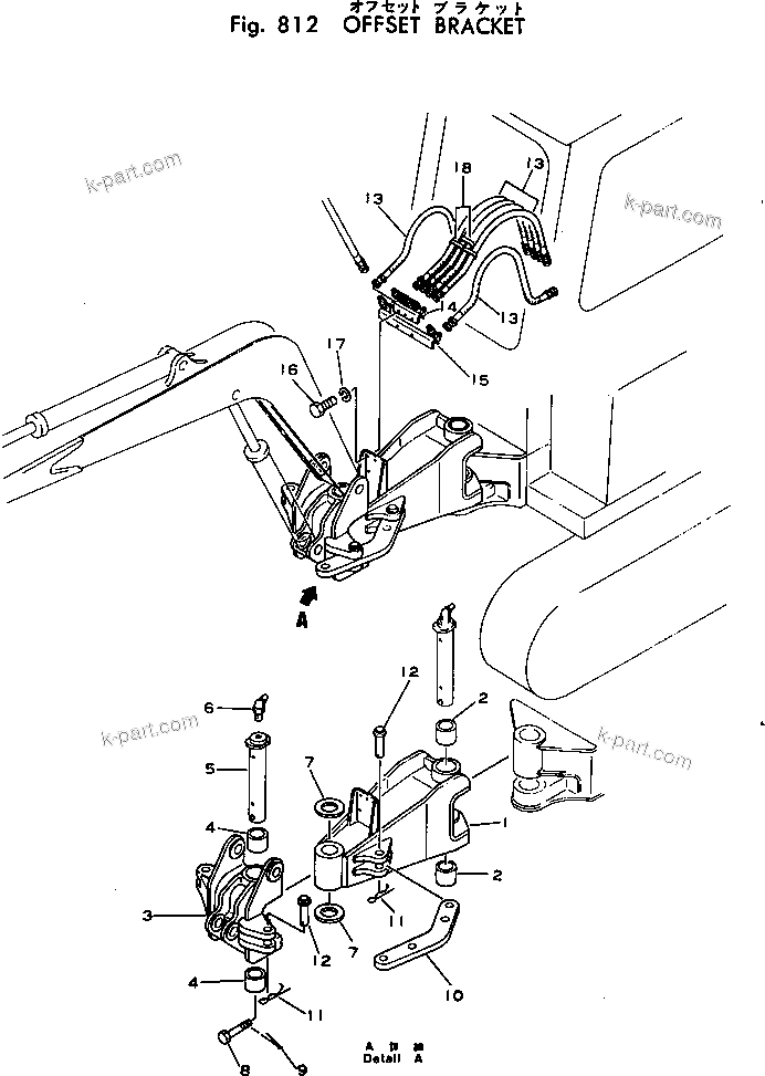 Komatsu parts book diagram for PC02-1 S/N 1003-UP: ?МѕЇД МЮЧ№ЇД(#4363-)