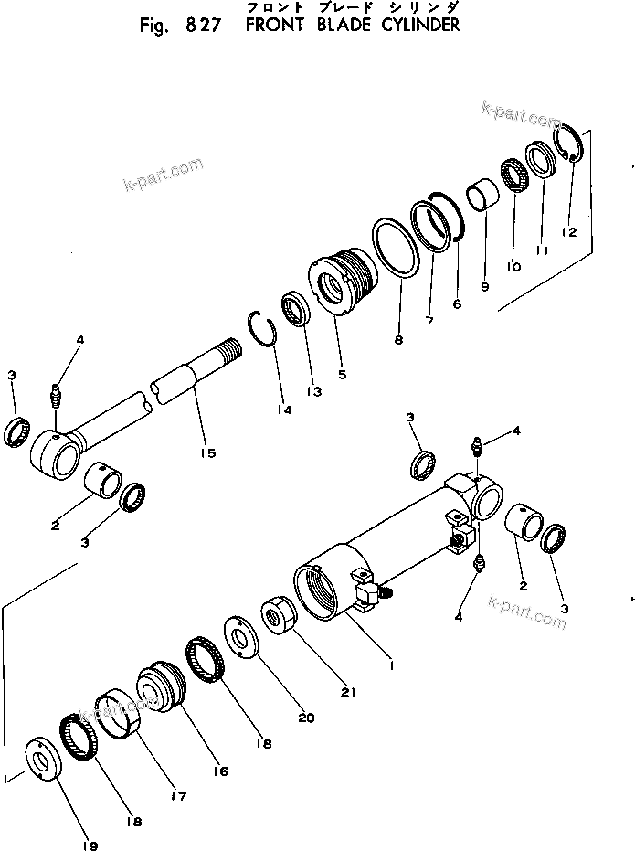 Komatsu parts book diagram for PC02-1 S/N 1003-UP: МЫЭД МЮЪ-ДЮ јШЭАЮ